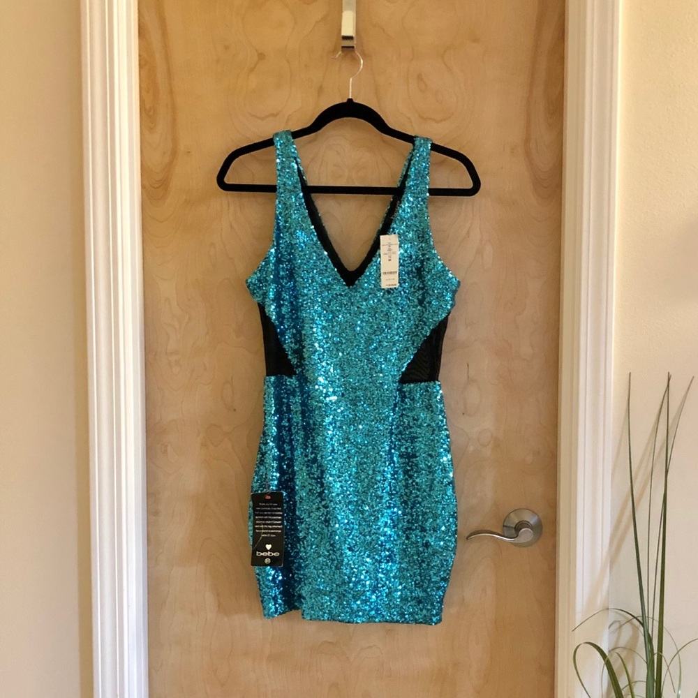 bebe Sequin Dress